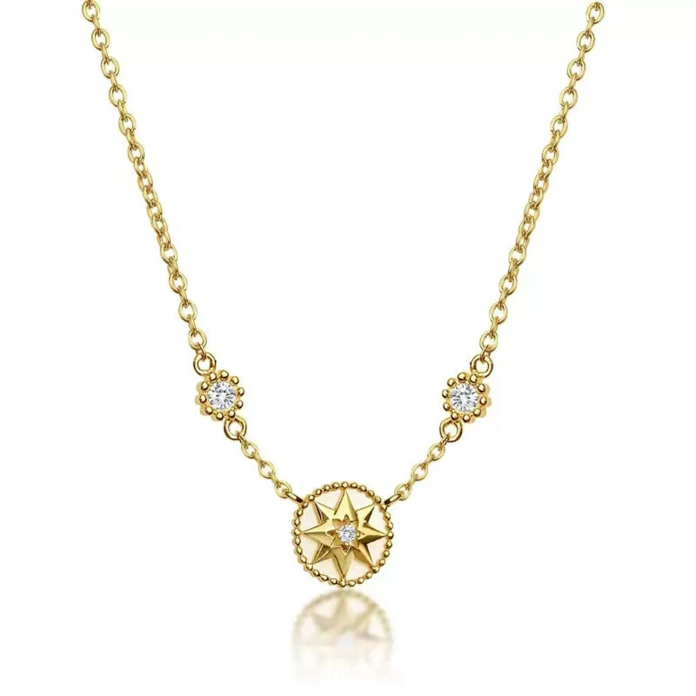 Ожерелье из стерлингового серебра 925 пробы известный французский бренд