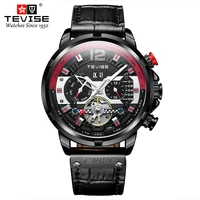 tevise swiss watch business mens watch multifunctional calendar fully automatic mechanical watch tourbillon watch