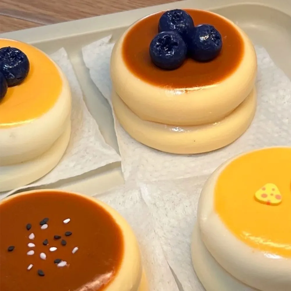 Имитация Soufflé Fiddy игрушка для снятия давления крем-бластер мягкая на кончиках