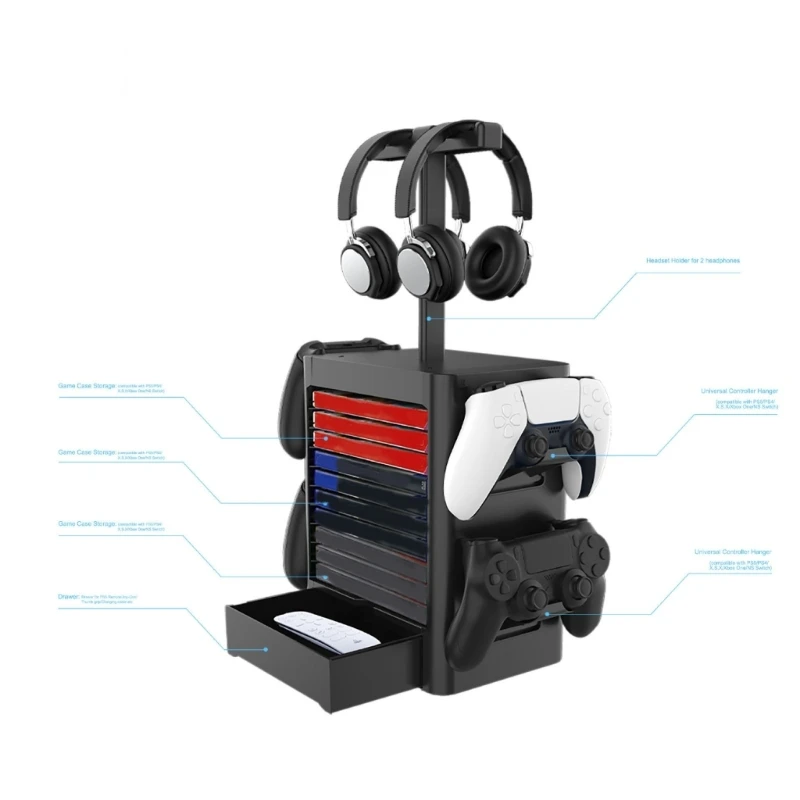 Многофункциональная подставка для игрового хранения наушников P5/P4/XBX