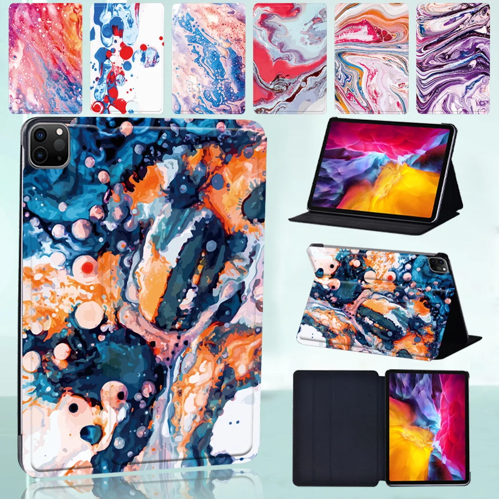 

Tablet Stand Protection Clip for IPad Pro 9.7" Cover for 2020 Pro 11 2021 M1 Case Pu Leather Case for Pro 10.5 Pro 11 2018 2020