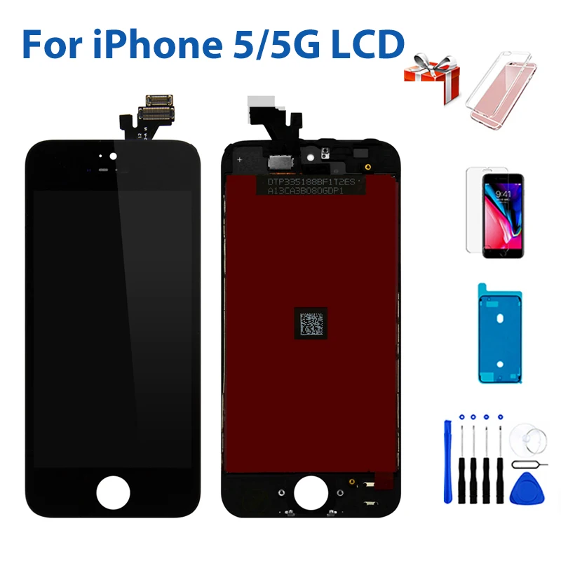 Все новые 3D сенсорный дисплей для iPhone 5 5G ЖК-дисплей сенсорный экран дигитайзер сборка Замена для A1428 A1429 A1442