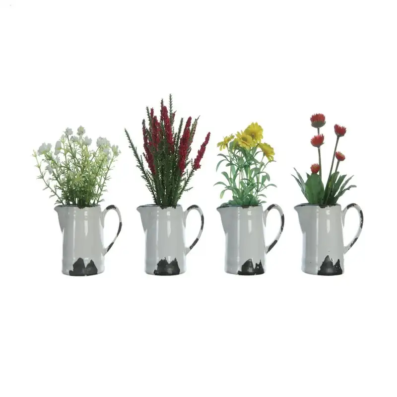 

Flowers in Ceramic Pitcher (Set of 4 Styles) Sailor moon Sublimations blanks Tumbler with straw Fathers day gifts Water bottles