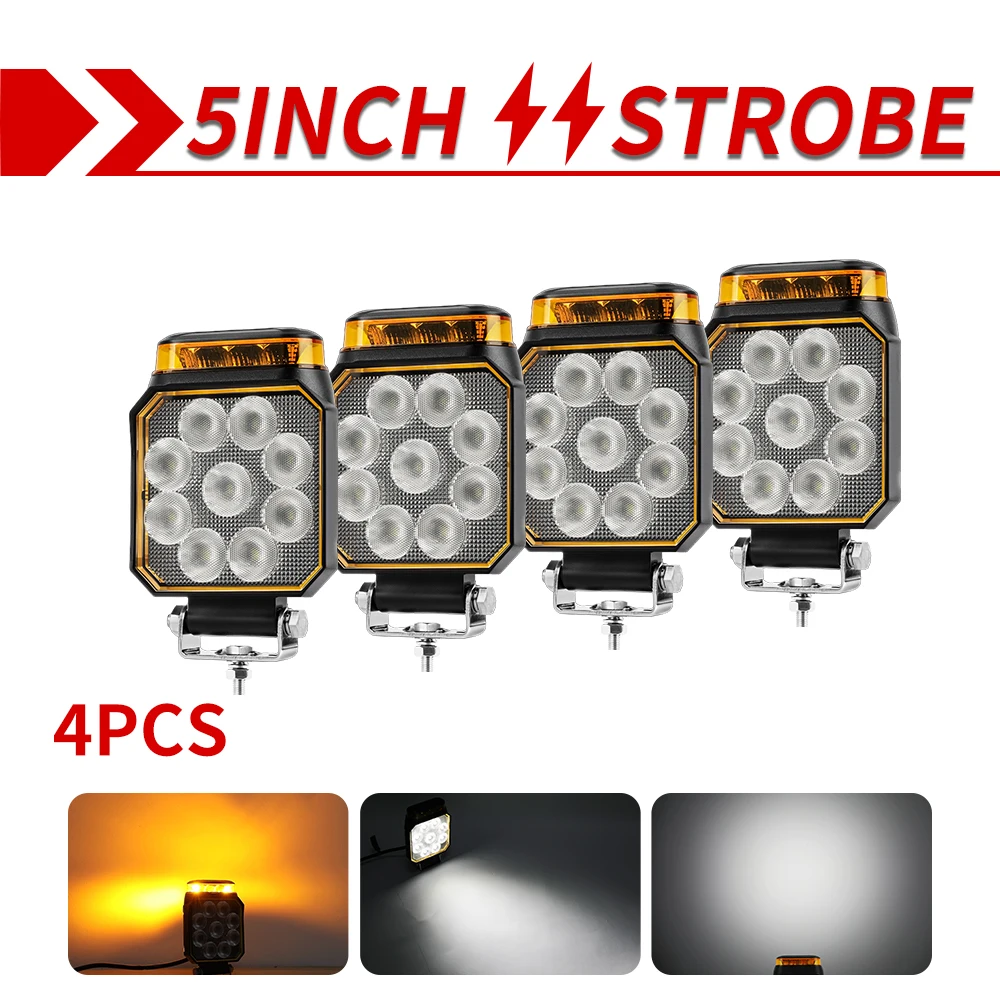 

Сверхмощная Светодиодная Рабочая Фара CO LIGHT 4 Дюйма С Функцией Фонарика Для Тракторов, Вилочных Погрузчиков, Грузовиков