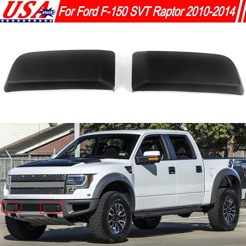 For Ford F-150 SVT Raptor 11-14 Front Bumper Guard Cover Plates Left+Right Side