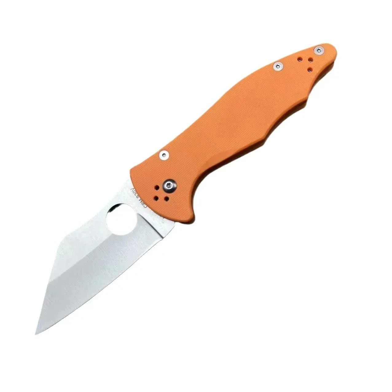 Тактический складной нож высокой твердости CPM 20CV 60HRC ручка из углеродного волокна