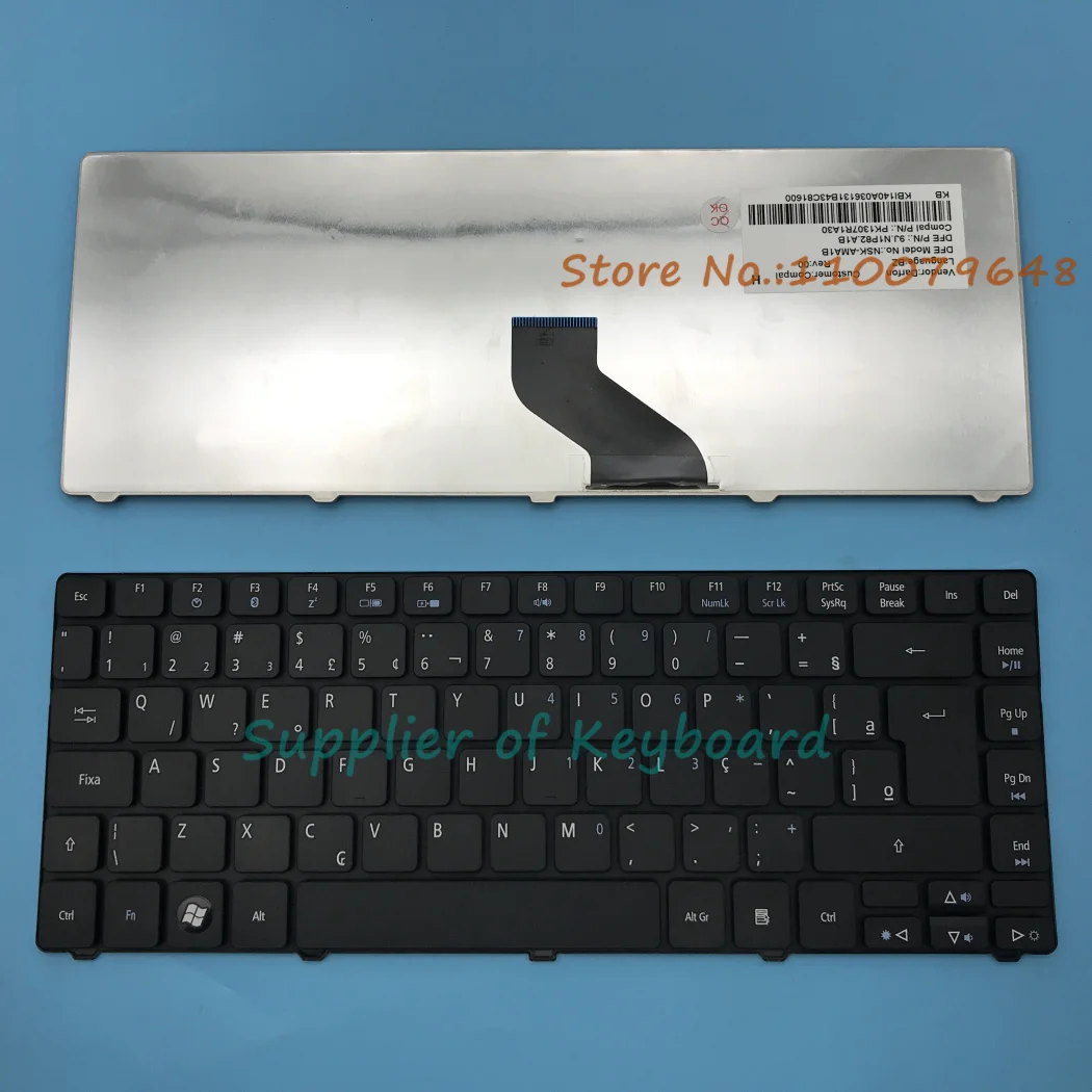 Новая бразильская португальская клавиатура для ноутбука Acer Aspire 4810T 4810TG 4810TZ 4810TZG