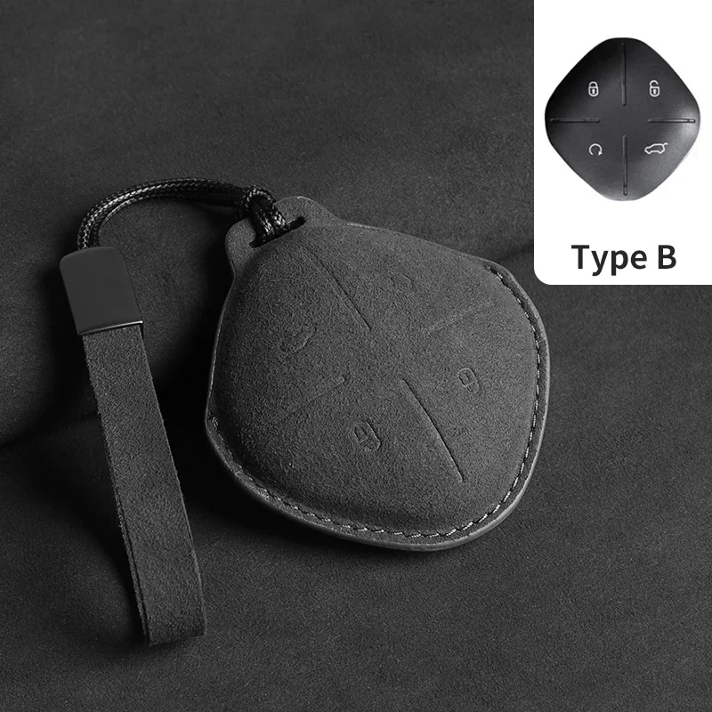 

Кожаный Чехол Для Ключей От Машины Для Chery Jetour Dashing X-1 Plus DTC IDM 2022 2023 — Доступны Варианты Черный/оранжевый/з...