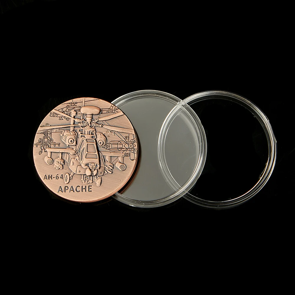 Армия США а-64 Токен Новинка американская военная вызов медная коллекция монет