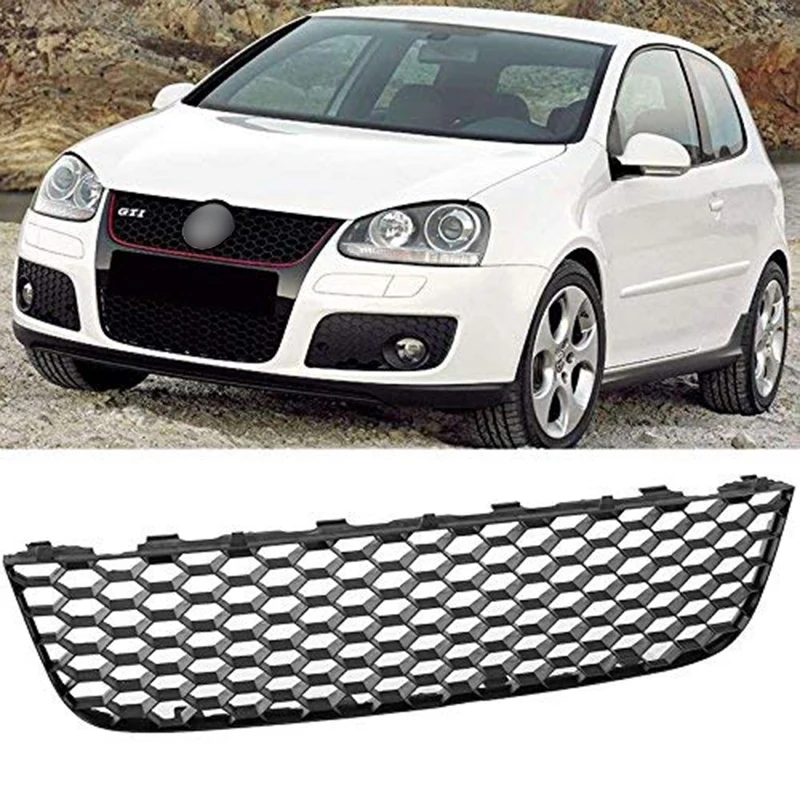 

Front Lower Bumper Center Grille Honeycomb Mesh for VolksWagen Jetta MK5 GLI GTI Gli 2006-2009