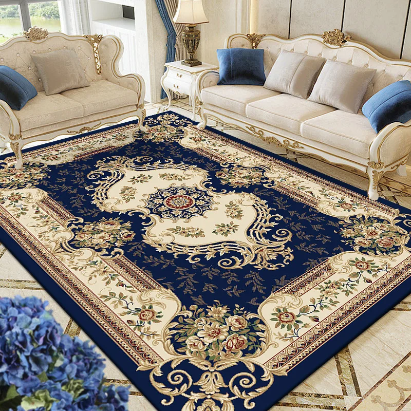 

Living Room Door Mat Indoor Floor Carpet Anti Slip Camping Carpet Retro Design Luxury Tapete Banheiro Aesthetic Home Decor