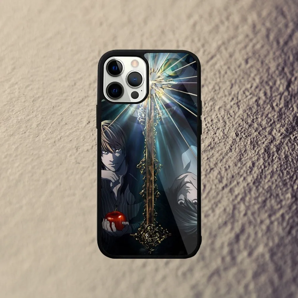 Чехол для телефона Аниме D-Death Note L iPhone 15 14 13 12 11 Plus Pro Max Mini Magsafe магнитная