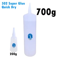 700g 502 super glue fast glue instant quick dry cyanoacrylate strong adhesive quick bond leather rubber metal office supplies