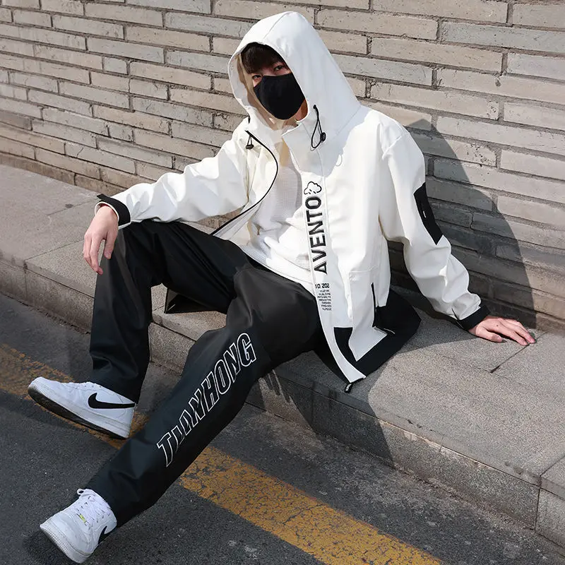 

Men Motorcycle Raincoat Motorbike Rain Suit Moto Raincoat Rain Coat Jacket Pants Biker Rain Set Waterproof Motorcyclist Women