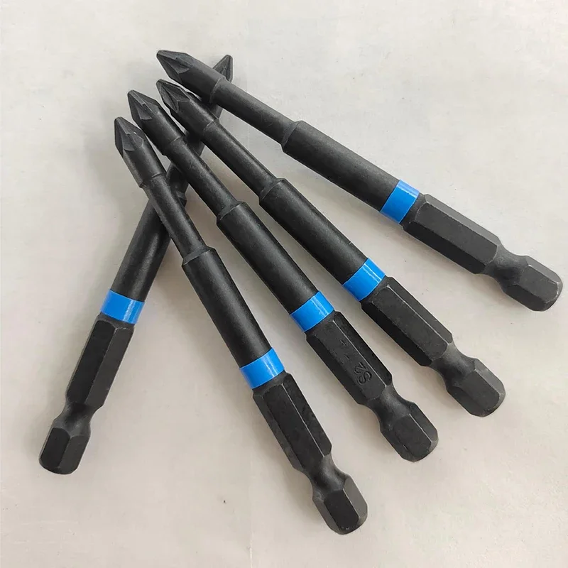 6 шт. PZ2 отвертка с держателем бит 75 мм Набор отверток Pozidriv 1/4 дюйма шестигранный