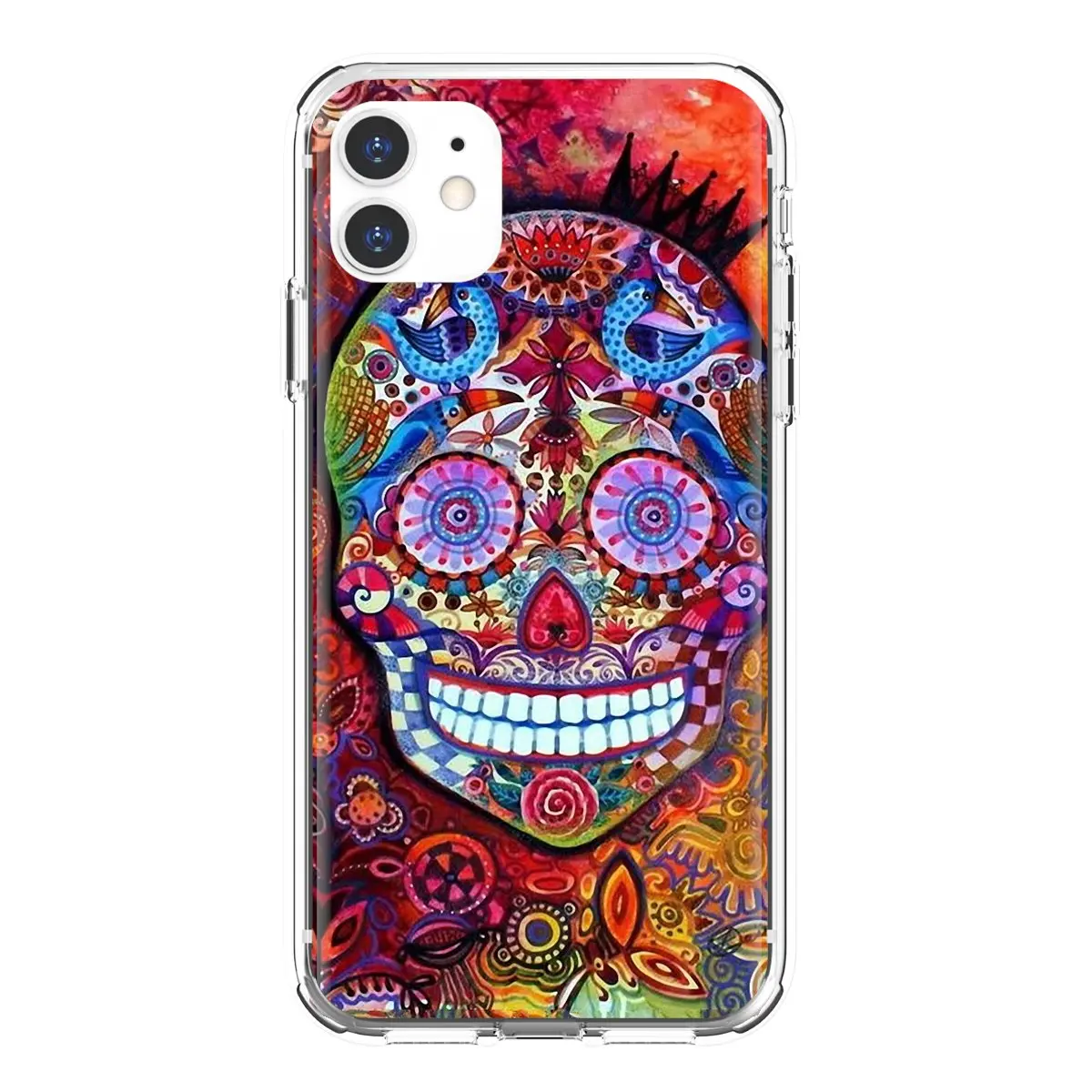 Transparent TPU Skin Case Mexican-Sugar-Skull For Meizu M6 M5 M6S M5S M2 M3 M3S NOTE MX6 M6t 6 5 Pro Plus U20 images - 6