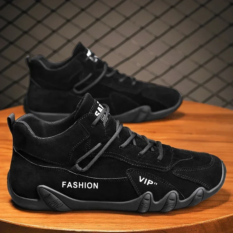 Водонепроницаемые кожаные ботильоны для мужчин водонепроницаемые кроссовки