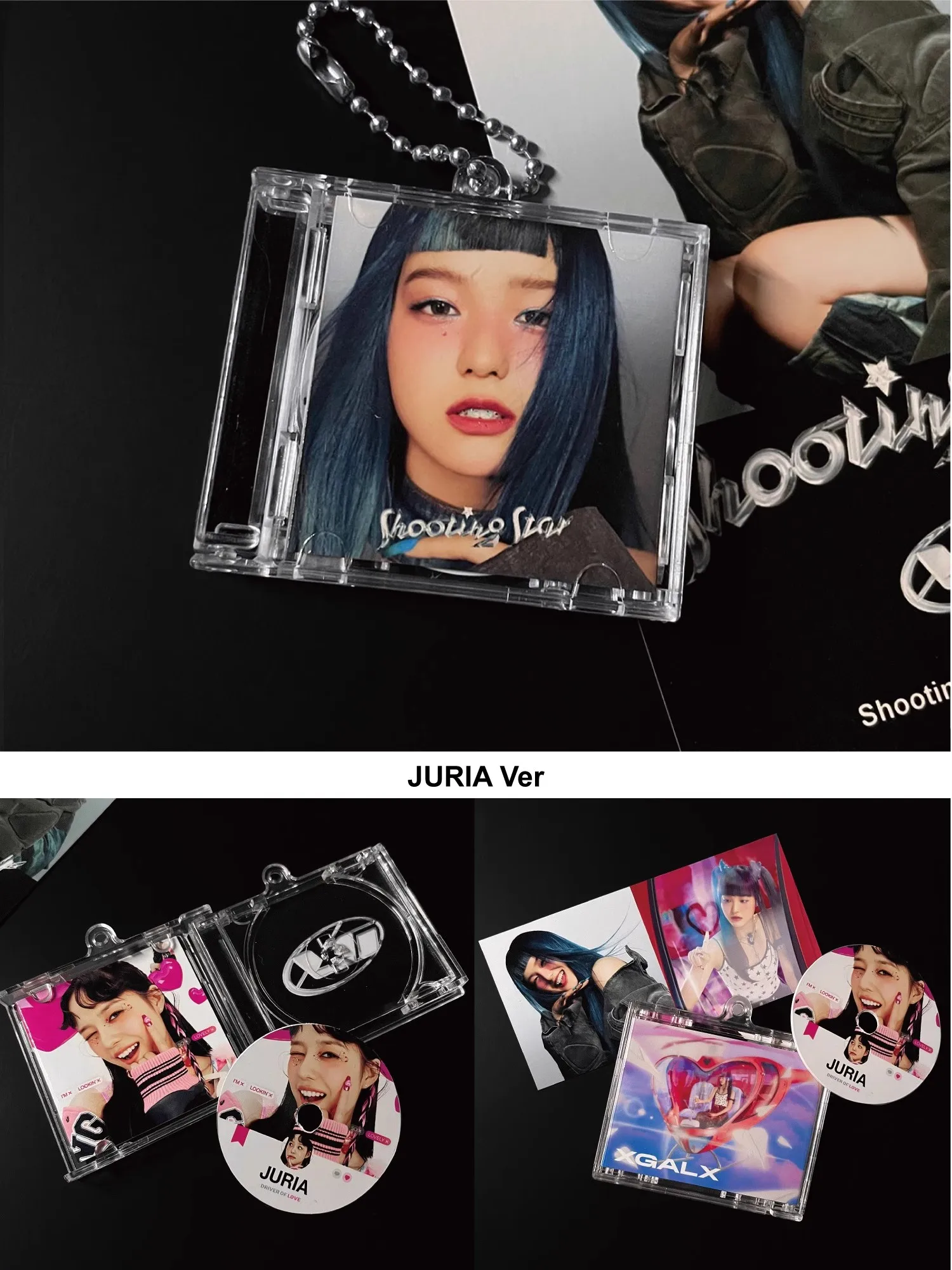 R &amp B XG SHOOTING STAR Альбом DIY МИНИ-музыка CD NFC Брелок для ключей Xtraordinary Girls JURIA 8 шт.