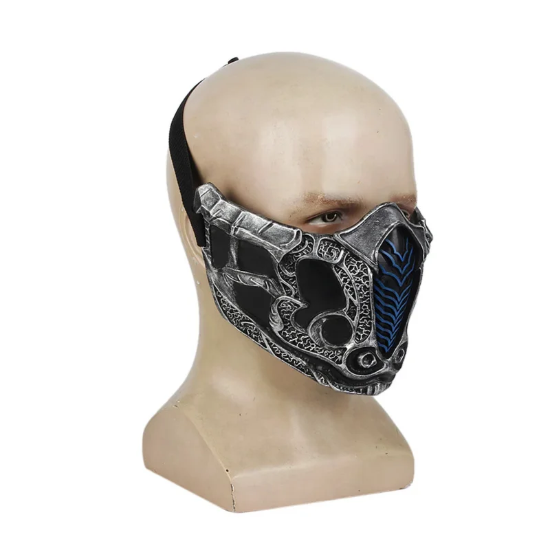Игра Mortal Kombat SCORPION Sub-Zero Mask Resin Made Sub 0 косплей маски для Хэллоуина Props Newest 2024