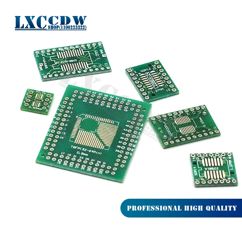 

20PCS TSSOP8 SSOP8 SOP8 to DIP8 PCB SOP-8 SOP Transfer Board DIP Pin Board Pitch Adapter