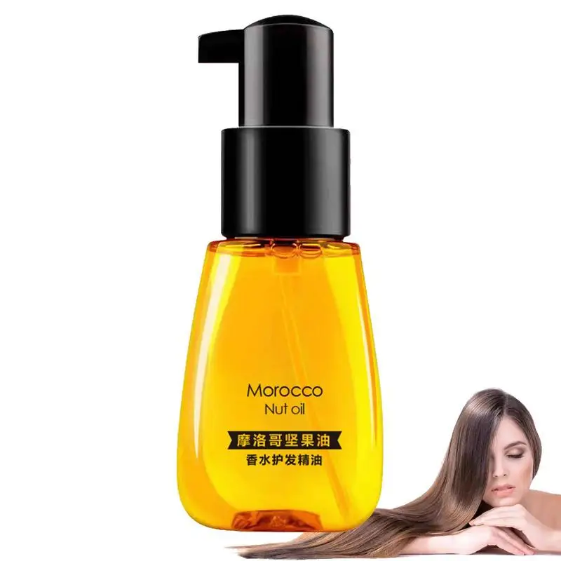 

1pc Hair Repair Essence Enhances Hair Suppleness And Shine Hair Care Anti-frizz Moroccan Hair Oil Hair Shine Repair Oil