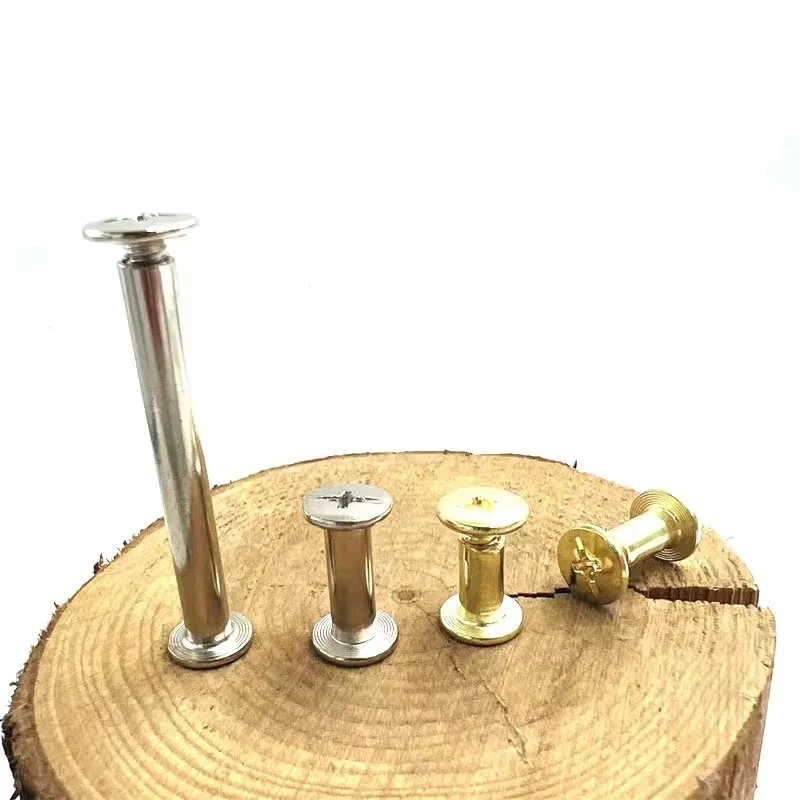 2/10 шт. M5x5-150 мм золотистый Серебристый кожаный ремень для сумок фотоальбомов