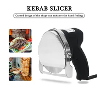 kitchen automatic electric satay slicer shavara meat slicer 110 v 240v gyro knife meat shavama