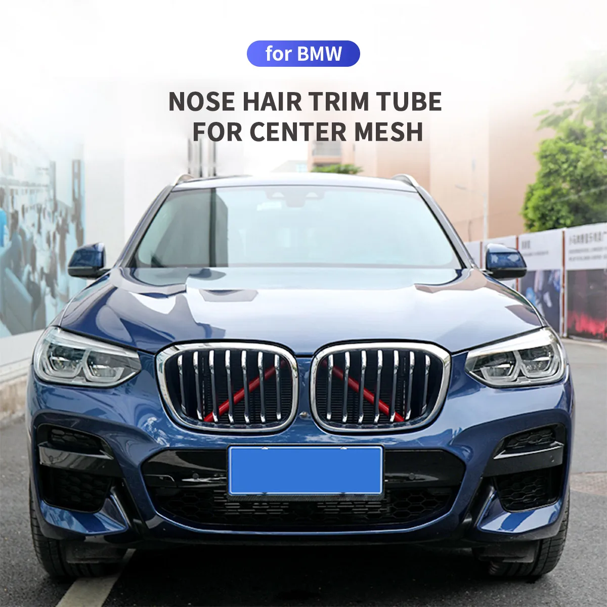 

Полоски для передней решетки радиатора BMW x1x2x3x4x5x6 F39 F48 F49 G05 G06 G01 G02 G08