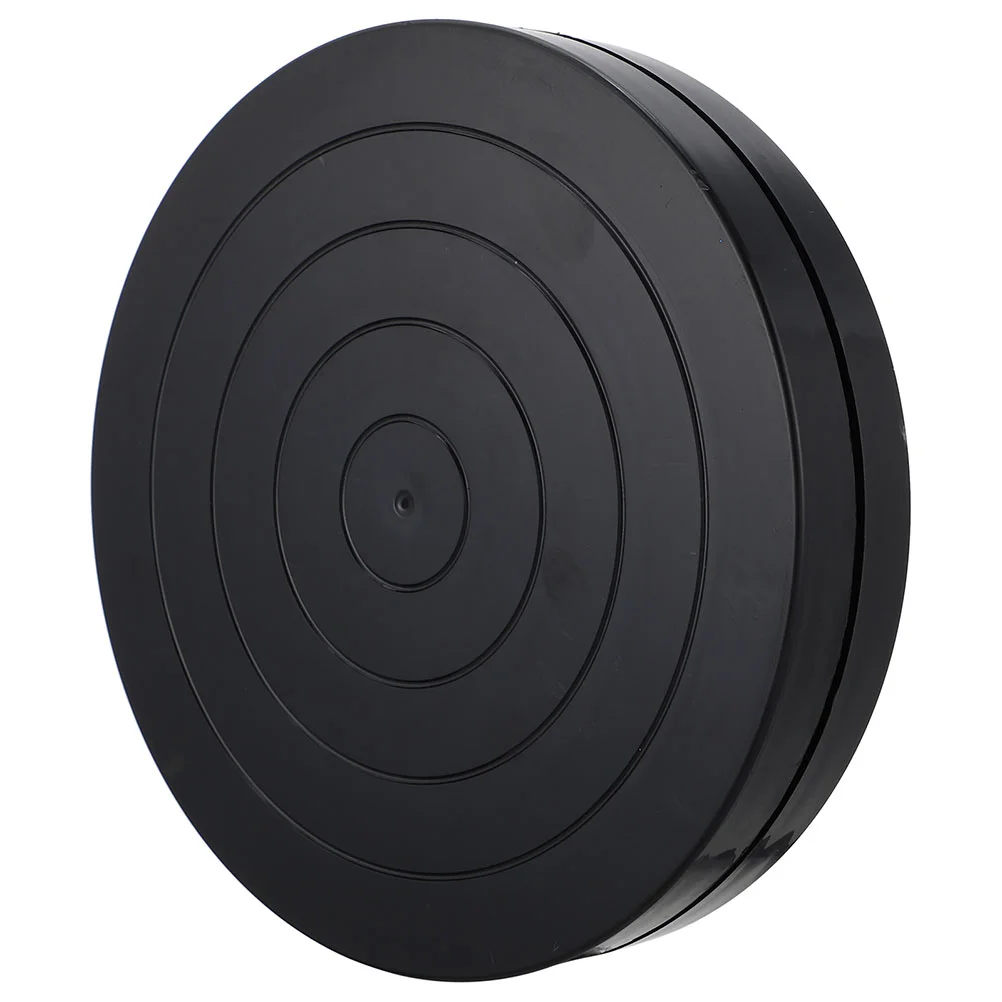 

Clay Sculpting Turntable Black Cupcake Stand Clay Turntable Wheel Sculpture Tool Turntable DIY Pottery Turntable Ceramic Tools