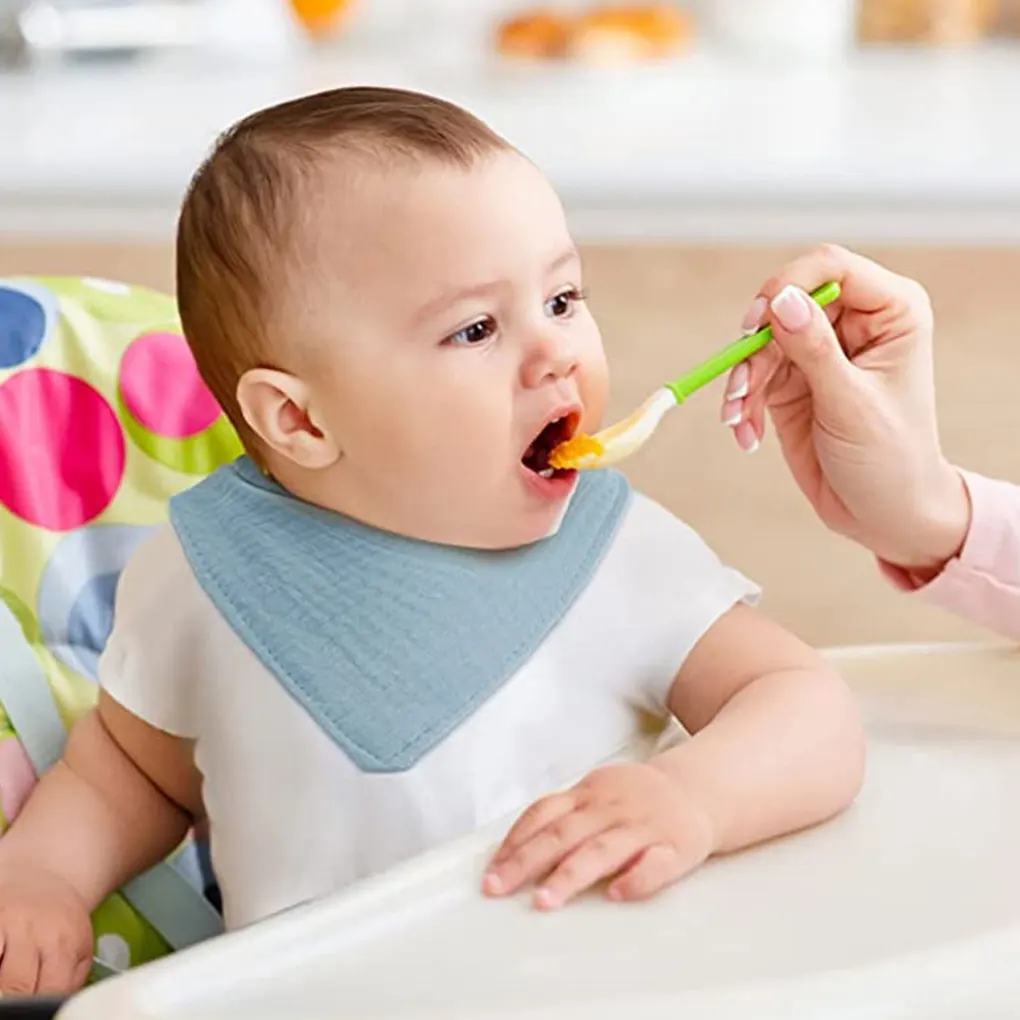 

Durable Water Absorb Bandana Soft And Absorbent For Boys And Girls Eco-Friendly Organic Muslin Scarf Color No. 33