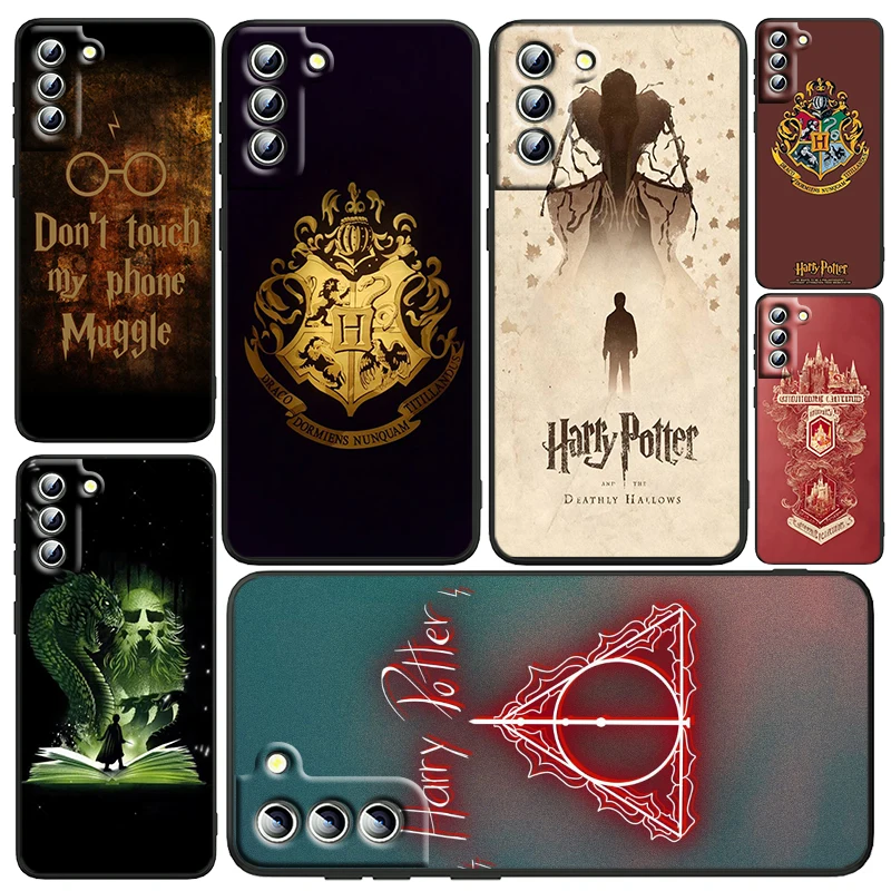 

Cool Potters Ring Harries Phone Case For Samsung Galaxy S23 S22 S21 S20 FE Ultra Pro Lite S10 S10E S9 Plus 5G Black Funda