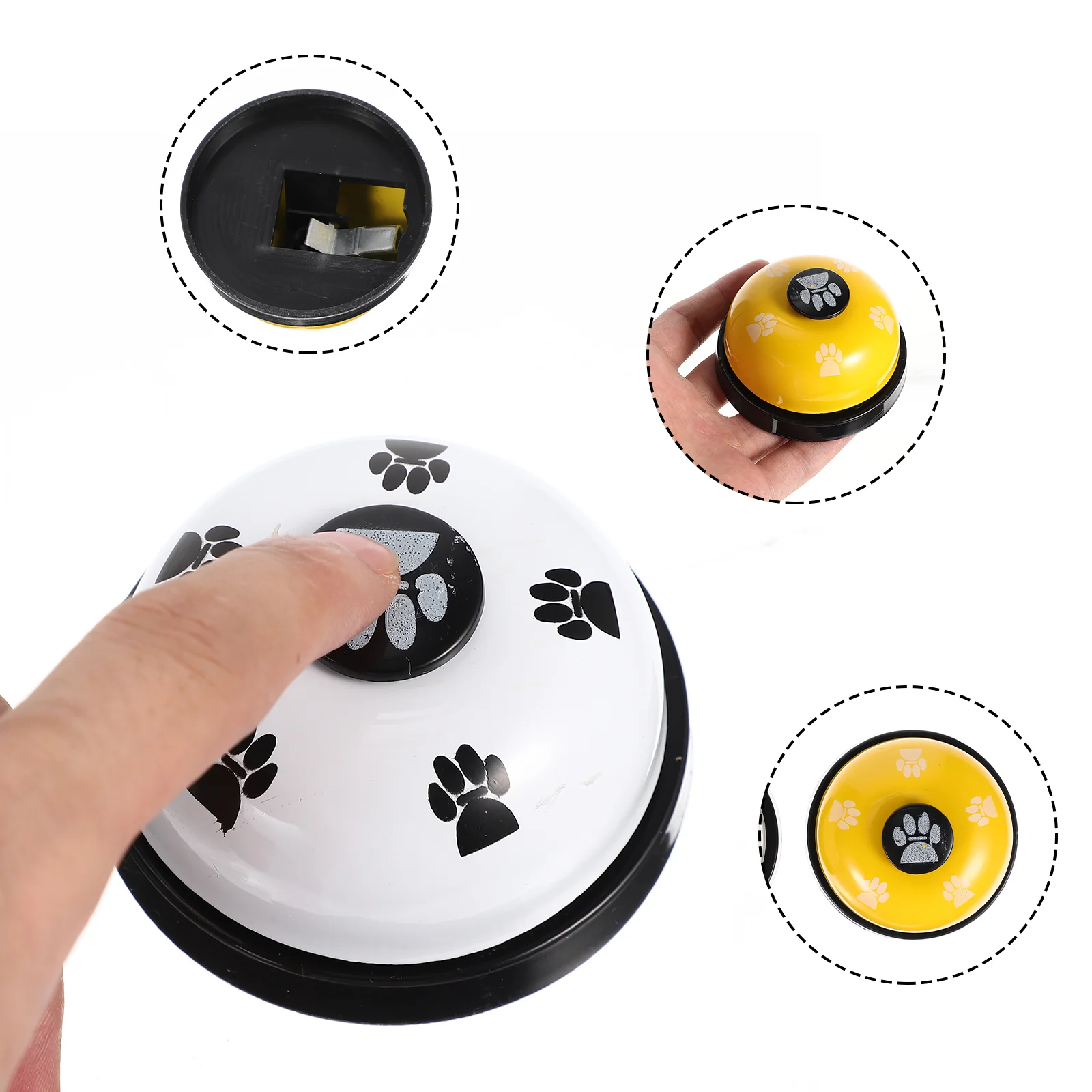 

Dog Bell Training Bells Pet Doorbell Potty Button Cat Door Puppy Buzzers Interactive Bathroom Ring Toilet Toy Service Call Toys
