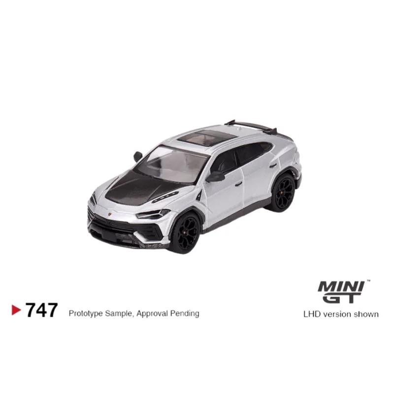 МИНИГТ 1:64 # Модель автомобиля Lamborghini Urus из серебряного сплава 767 игрушка для