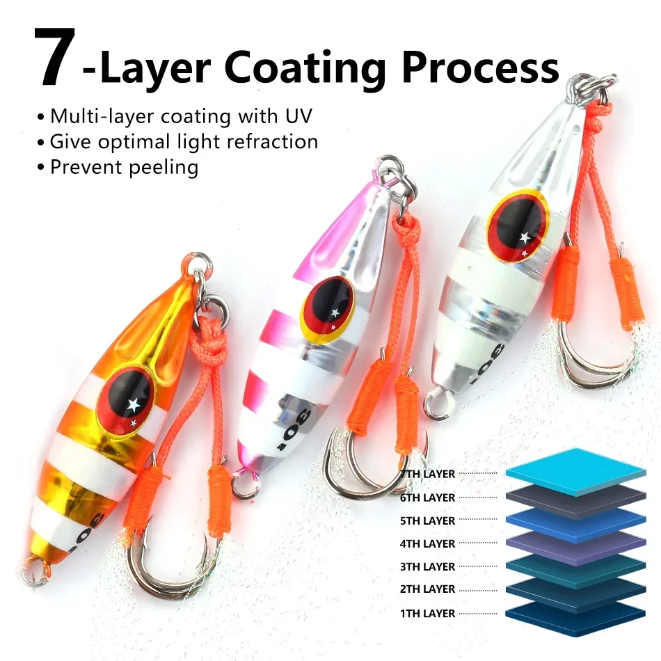 Новинка мягкие металлические приманки MOOKZZ 20 г 30 40 60 80 100 высококачественные для