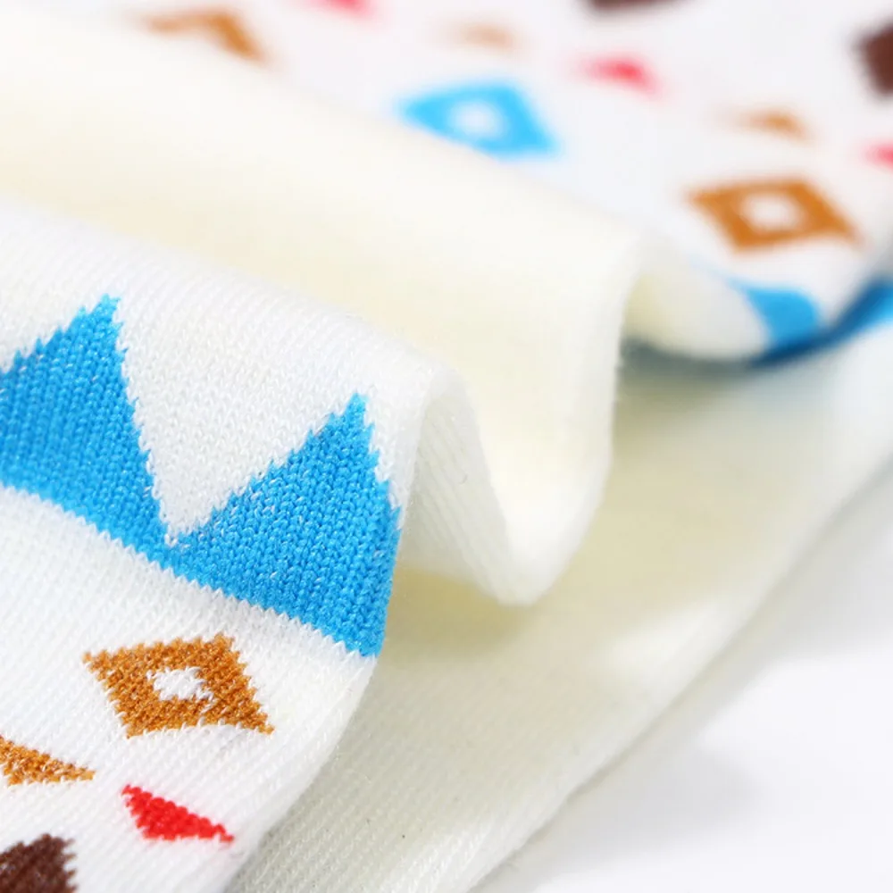 Хлопковые женские японские носки средней длины с объемными ушками героями
