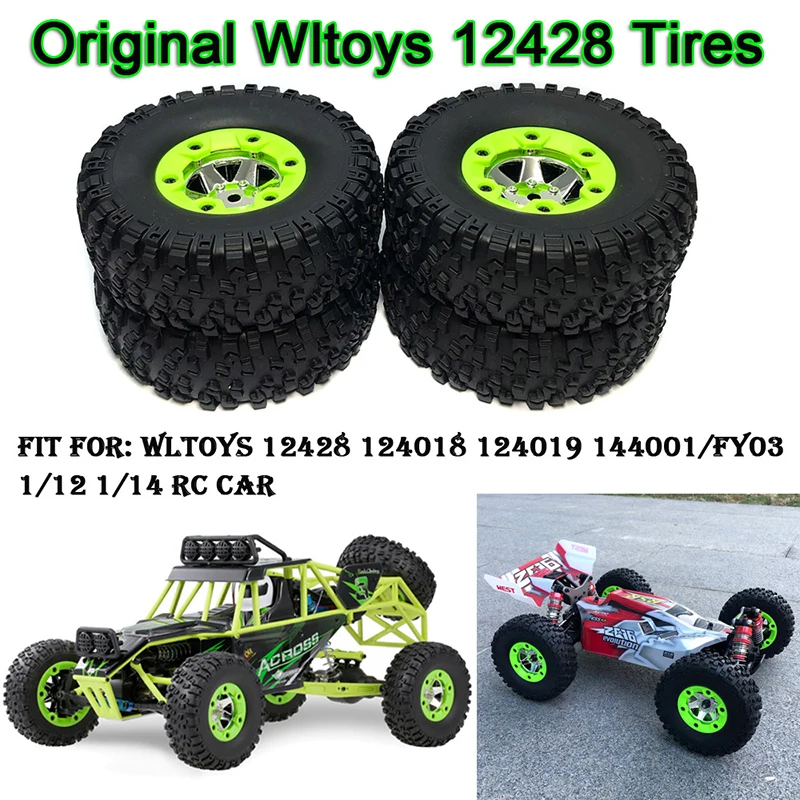 

Оригинальные резиновые автомобильные шины на радиоуправлении для Wltoys 12428 12423 124018 124019 144001 для 1/12 автомобиля на радиоуправлении износостойки...