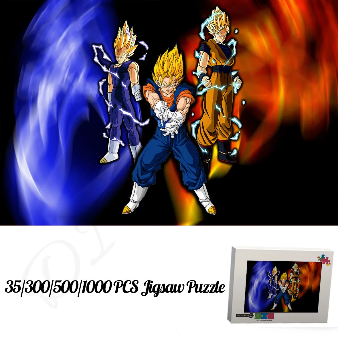 

Dragon Ball Characters Cartoon Puzzles for Kids 35 300 500 1000 Pieces Wooden and Box Jigsaw Puzzles Unzipped Toys and Hobbies