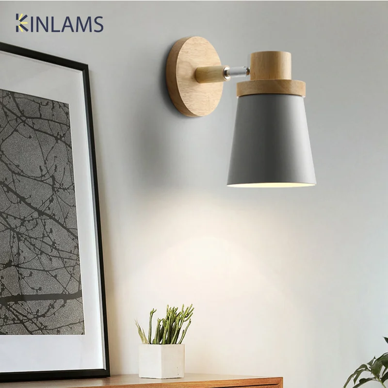 Прикроватные настенные светильники для чтения в спальне скандинавское