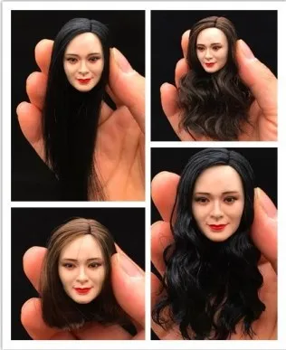 

JXTOYS-015 1/6 Female Soldier Asian Beauty Refined Head Sculpture Model Accessories Fit 12 Inch Action Figures Body In Stock