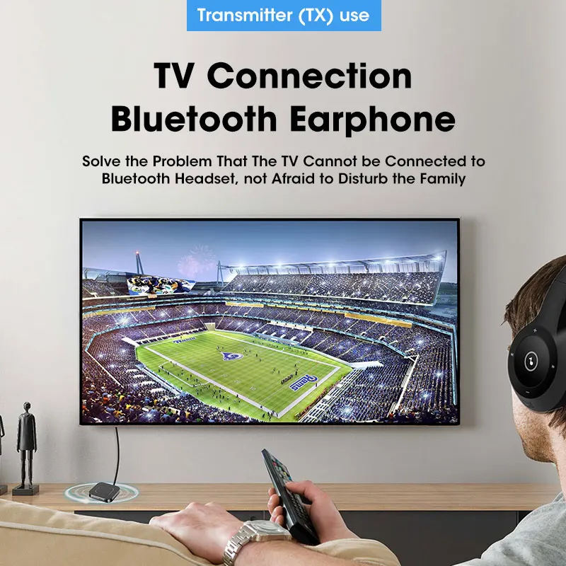 Приемник-передатчик Bluetooth 5 0 2 в 1 беспроводной аудио адаптер портативный