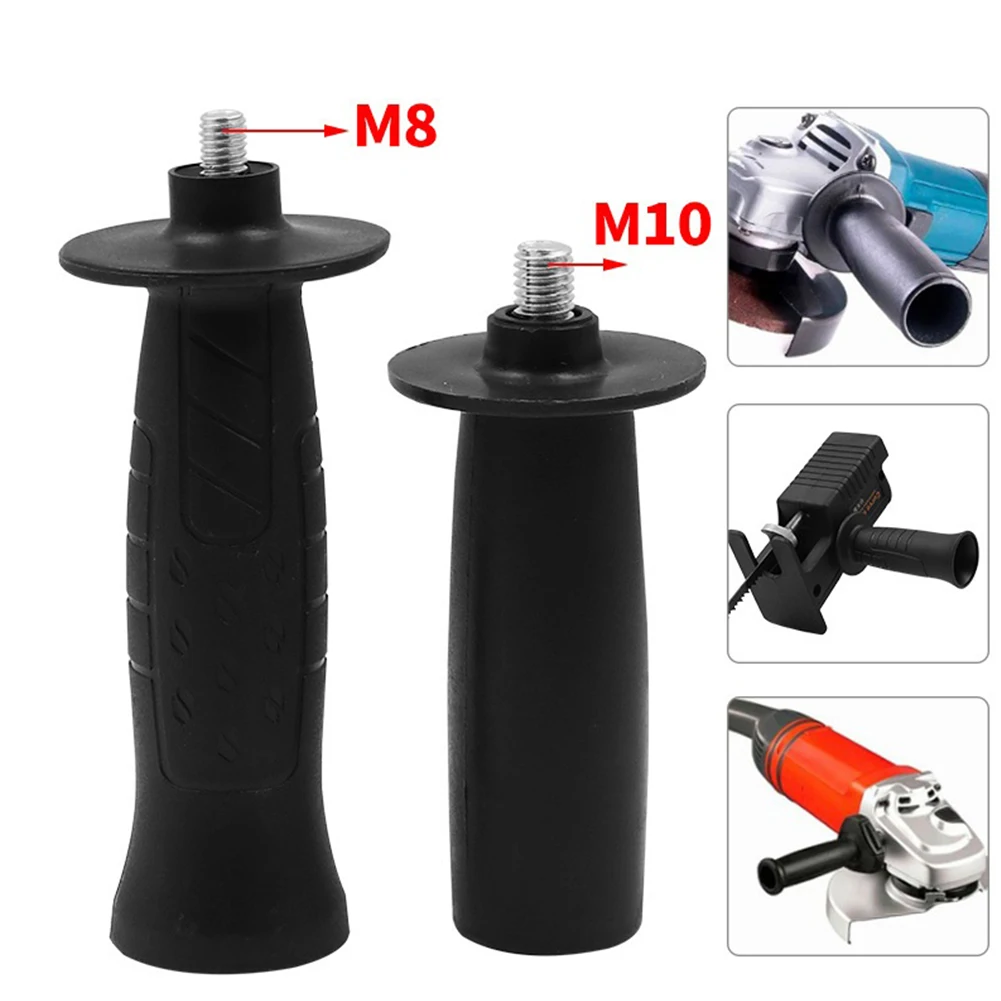 

1Pc Angle Grinder Side Handle Plasic &Metal 8mm 10mm Thread Dia 113mm 134mm User-friendly Design Grinding Machine Spare Tools