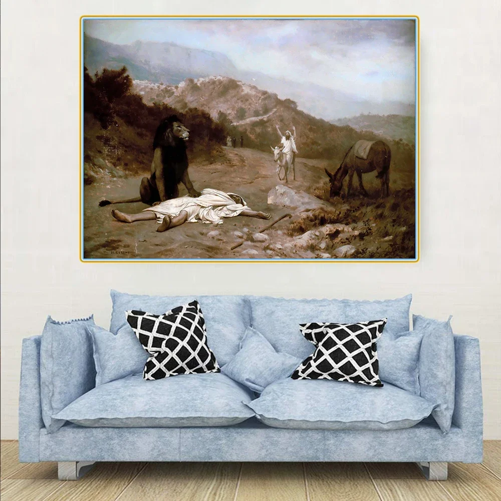 Жан-Леон Джером &quotПопутник Пророк&quot Холст Картина маслом Всемирно известная