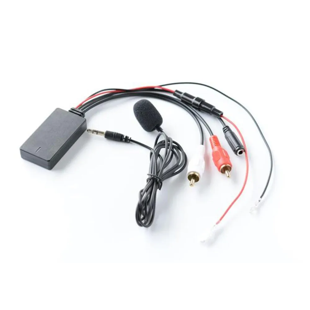 

AUX Receiver Bluetooth Adapter Cable Black Car Radio Stereo Module Plug & Play 1PC
