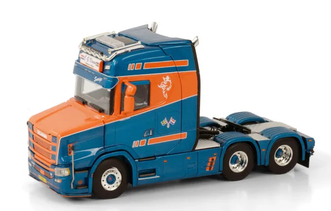 

Модель игрушечная из сплава в подарок WSI масштаб 1:50 SCANIA 6X2 VLASTUIN ,CG KROON грузовик Тракторные автомобили литые под давлением коллекционные игруш...