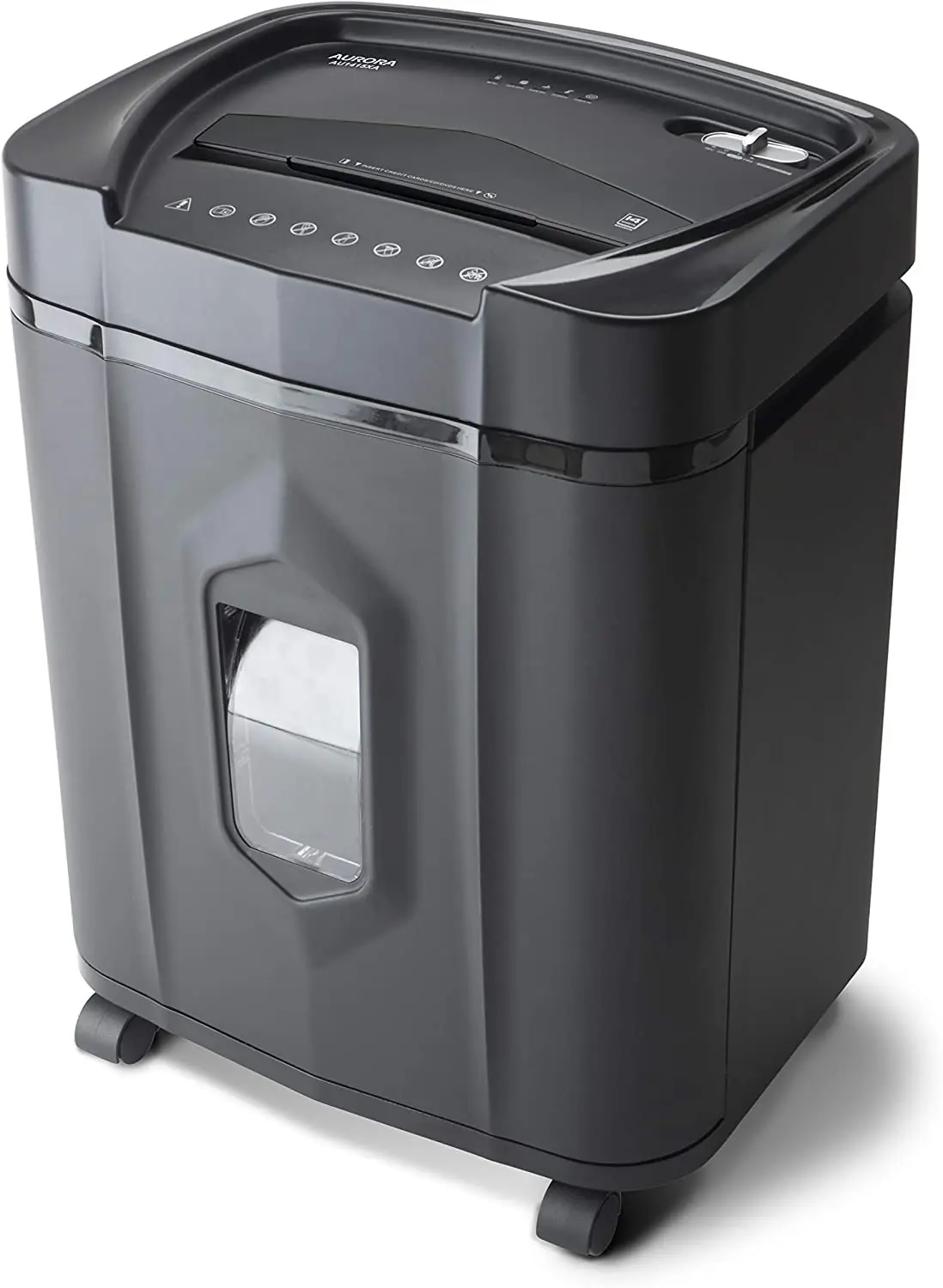 

AU1415XA 14-Sheet Crosscut Paper/CD and Credit Card Shredder/ 5-Gallon pullout Basket/ 10 Minutes Continuous Run Time