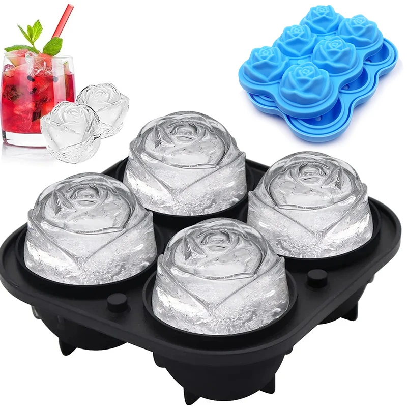 

Силиконовая форма для льда «сделай сам», 4/6 ячеек