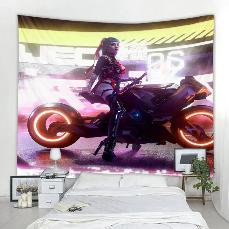 Ghost Blade By Wlop красивая девушка гобелен фоновое украшение настенное общежитие