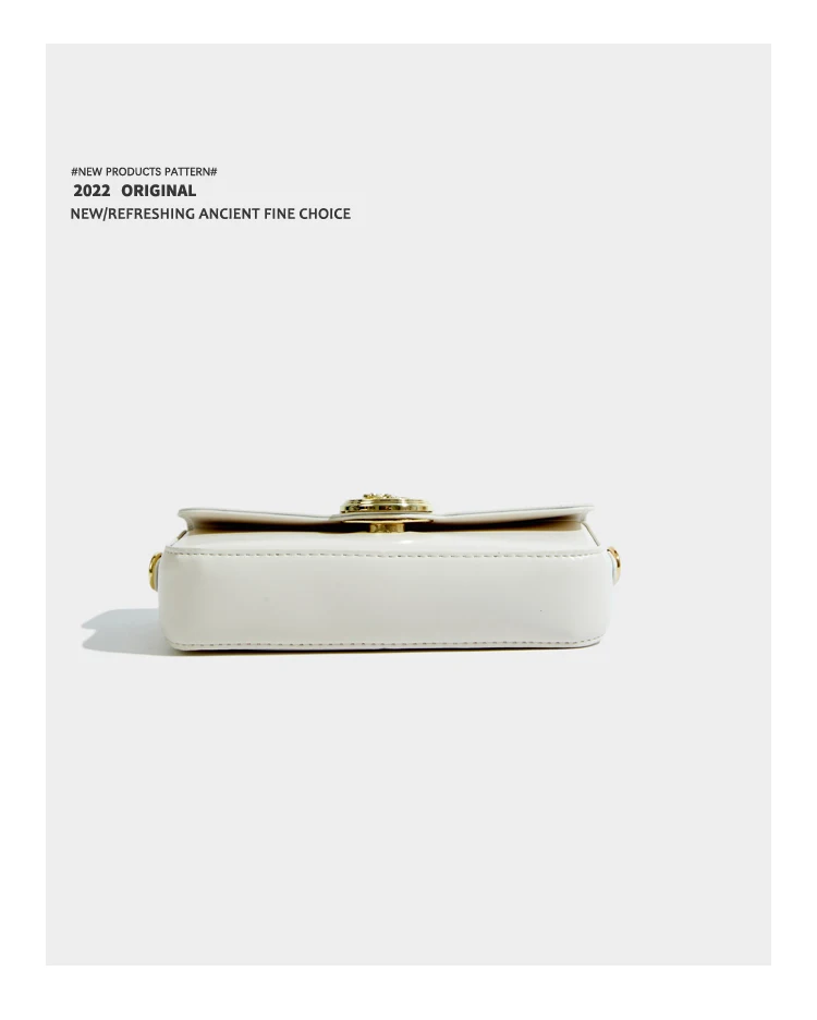 Elmsk 2022 French Style Office Lady ELegant Casual Chain Armpit Bag Women Fashion Retro Leather Single Shoulder Bag