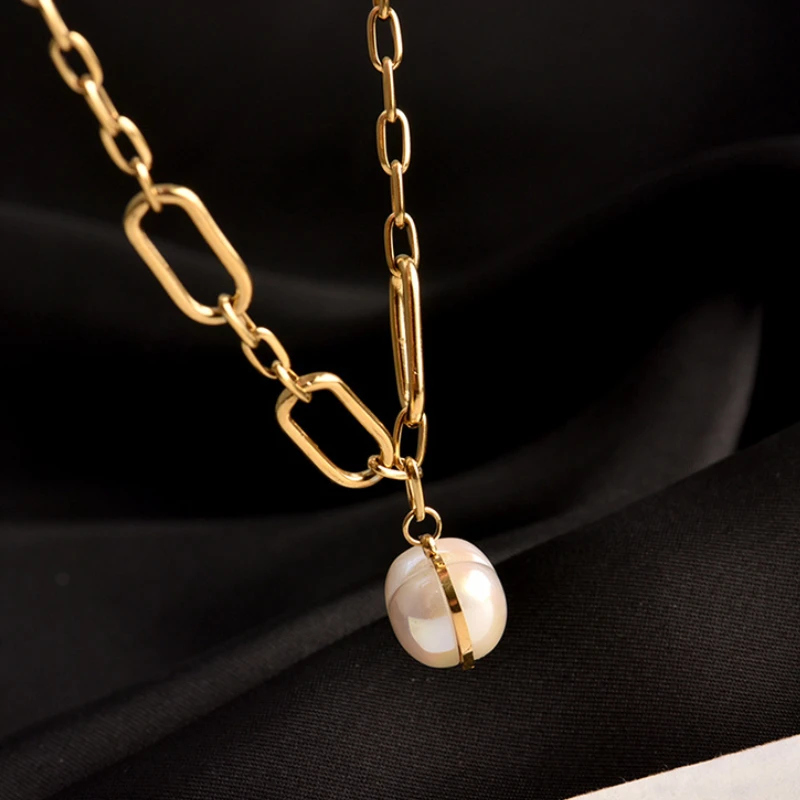 Женское ожерелье с подвеской в виде сердца из титановой стали |