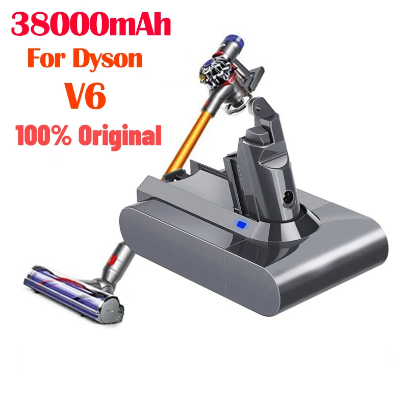 

100% Original 21.6V 38000mAh Li-ion Battery for Dyson V6 DC58 DC59 DC62 DC74 SV09 SV07 SV03 965874-02 Vacuum Cleaner Battery L30